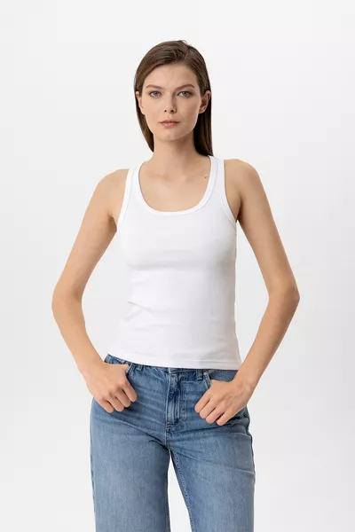  Kaşkorse Rippstrick-Top - Elegantes und komfortables körperbetontes Design