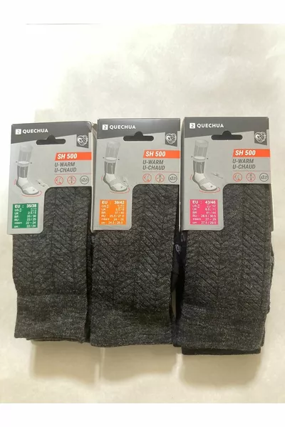 Quechua Termal Çorap - 2 Çift -  Ultra-Warm Mid