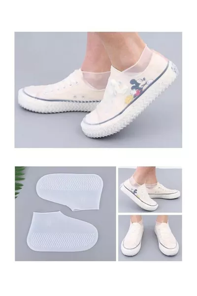 Housse de chaussure imperméable en silicone contre la pluie et la saleté