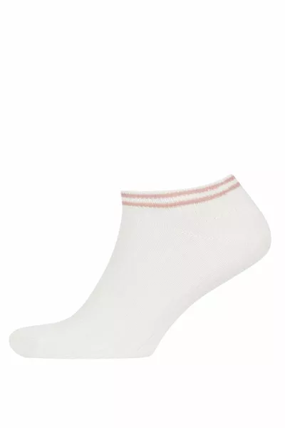 Kadın 5'li Pamuklu Patik Çorap AZNS