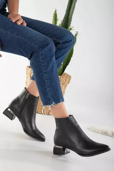 Casual dameslaarzen eenvoudige hakken 3 cm