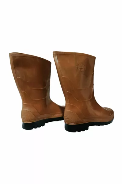 ULAŞ Unisexe Bottes de pluie courtes marron