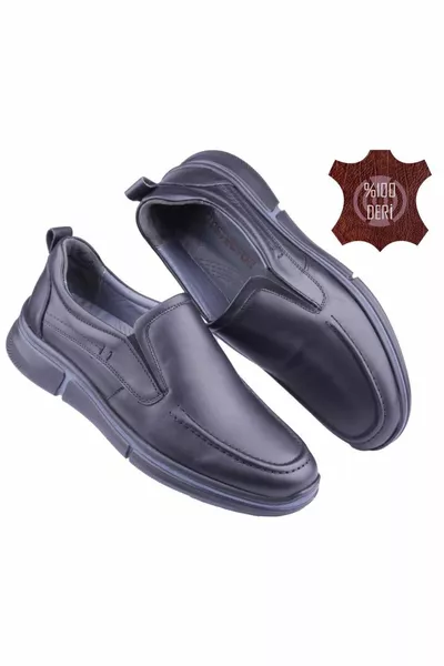 جلد طبيعي العظام مريحة للغاية أحذية رجالية أنيقة 