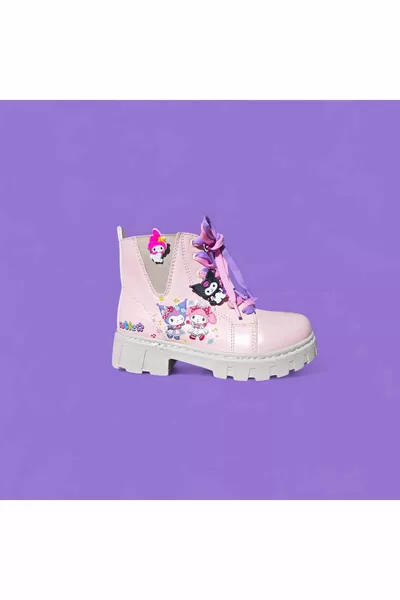 Grafitti 3D and super printed curiominic melodic printed girls zipper boots