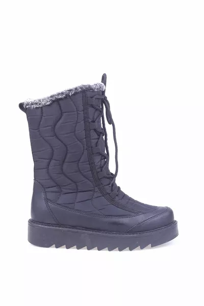  Дамски нехлъзгаща се подметка Кожени термални ботуши за сняг