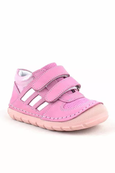 Grizzy Натуральная кожа Розовый Первый Шаг Детские Туфли Девочки