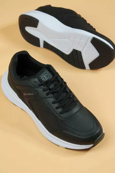 للجنسين الشتاء للماء غير زلة بولي وحيد خفيفة الوزن مريحة العظام الجلود الأسود نمط أحذية رياضية