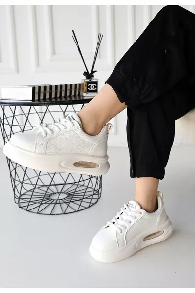 Chris White Skin Sneakers zum Schnüren