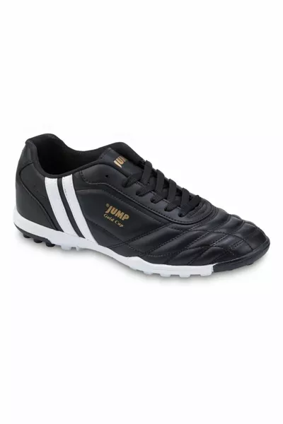 Nero Uomo Scarpe Calcio Scarpe Astroturf