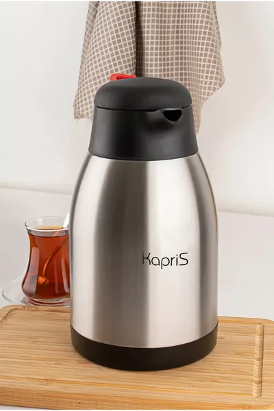 2 Lt Double Layer Steel Thermos Tea Thermos