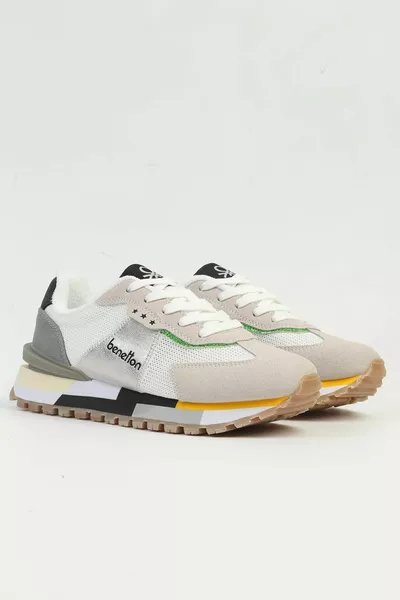 ® | Weiß-graue Damen-Sneakers 