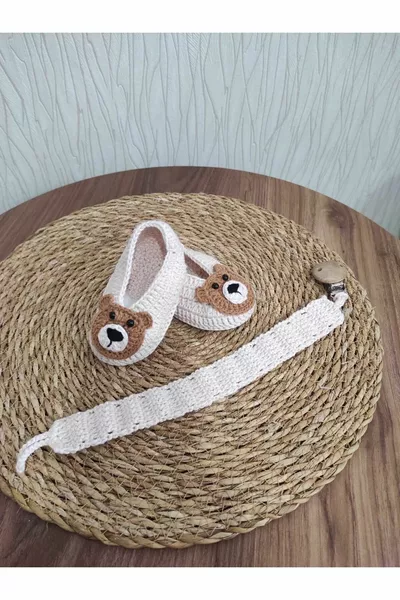 Baby slofjes - fopspeen Ketting