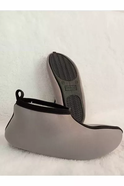 Kışlık Nefes Alabilen içi Kürklü Ev Botu/Patiği