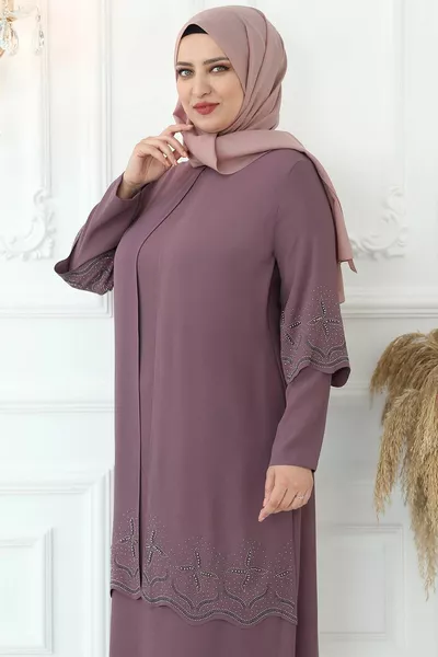 المرأة المجففة روز ستار الليزر الحجاب مساء اللباس