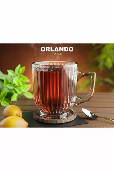 Orlando beker met handvat, set van 6