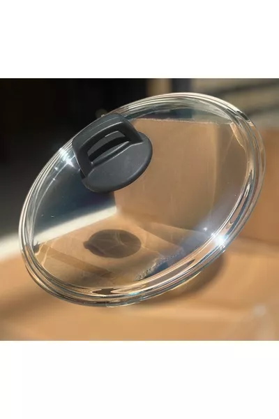 كاراجا جرانيت وفولاذ  سم مع غطاء زجاجي ومقبض