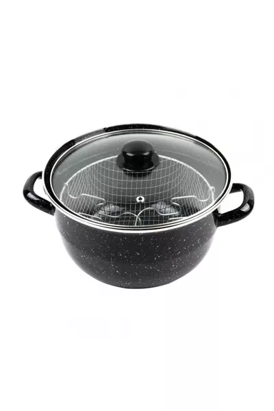  cm Emaille Frituurpan