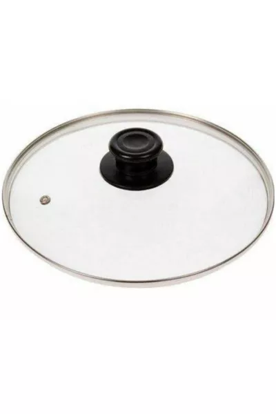 Стъклен капак  см за тенджера, тиган, тиган с незалепващо покритие и гранит