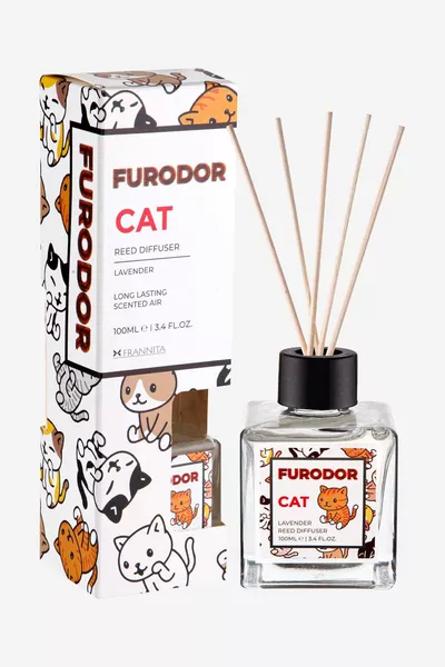 Set Profumo Speciale per Animali Domestici Gatto Lavanda ml Profumo per Ambiente e ml Spray per Ambiente