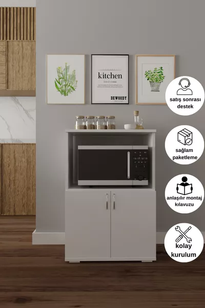 خزانة فرن ميكروويف خزانة مطبخ خزانة متعددة الأغراض