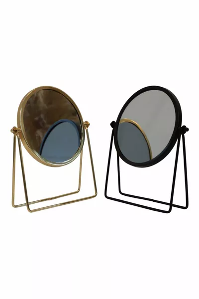 Metal Gold Makeup Mirror Metal Black Makeup Mirror