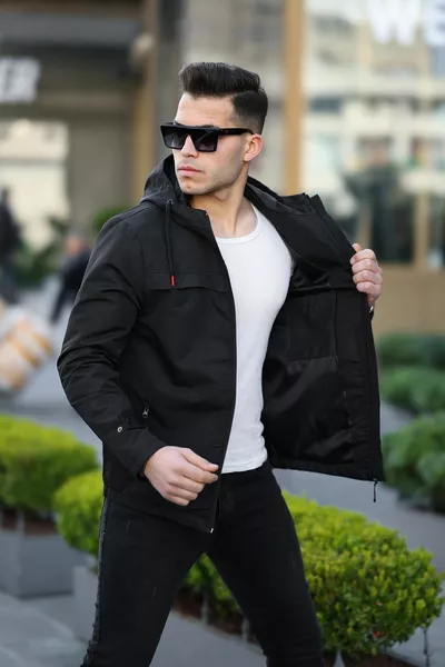 Veste de saison à capuche pour homme de la nouvelle saison