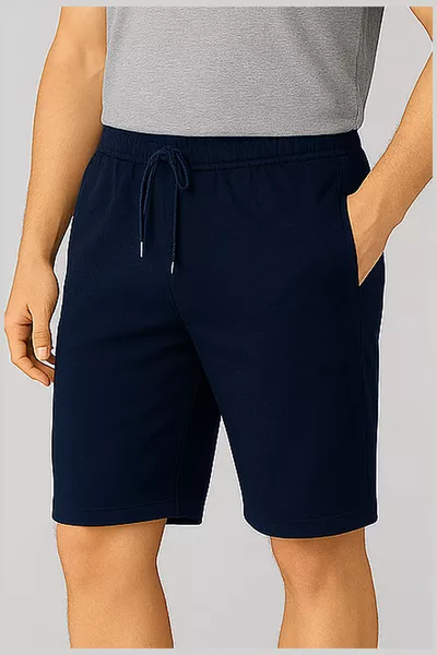 Short Bermuda bleu marine pour homme