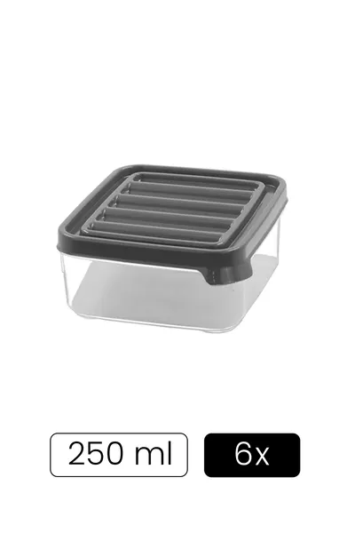 6-delige  ml Koelkast- en Magnetronbewaarbak - Koelkast Organizer Opbergdoos