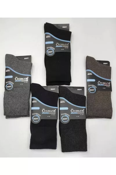 Men's Seamless Diabetic Socks 6-Pack