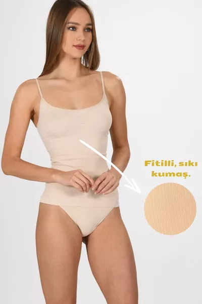  صدرية مشدّة بكوابل دقيقة بحمالات رفيعة