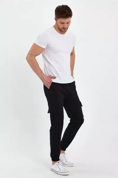 بنطال رياضي بجيب كارجو ورباط في الساق 