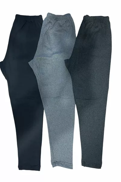 Lot de 3 collants d'intérieur d'hiver avec doublure polaire