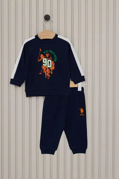 Комплект для мальчика U.S. Polo Assn оранжевый