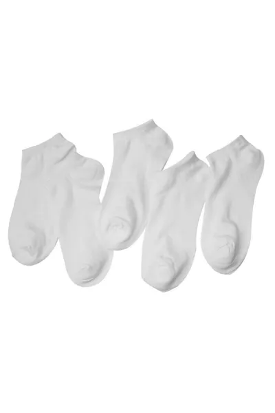 5 пар женских белых носков-тапочек Koton