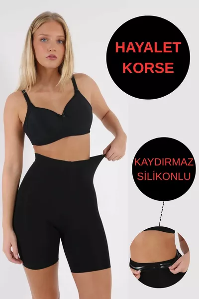 Slimming Effect Shaping Waist Cincher with Laser-Cut Hem