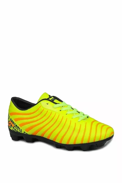 -nsarı Jaune fluo Chaussures de football pour homme