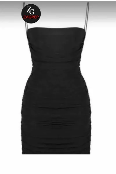 المرأة السوداء تجرأ الرباط حزام اصطف المستوردة جيرسي الملابس الداخلية فستان صغير