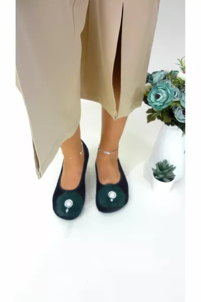 Модный бархатный дом, Хадж, Умра Бабети, Подарок, Балетки на каждый день, Балетки с перьями, Пандуф, Пинетки, Шоу Китти Китти