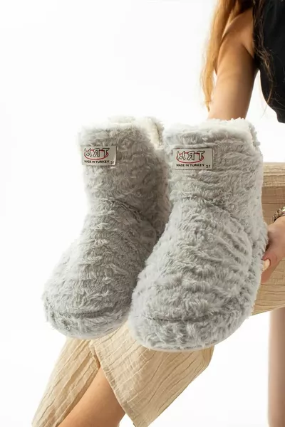 HOMEST Semelle antidérapante Soft Plush Maison Ponton/Bottes Femme
