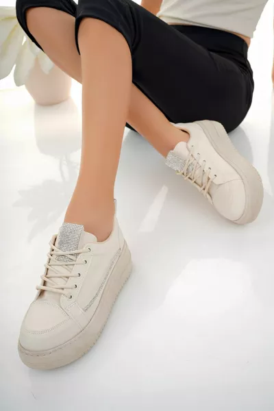 Skin Damenschuhe mit gepolsterten Sohlensteinen