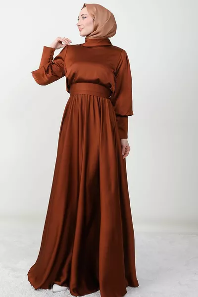 Sırt Detay Abiye Tarçın