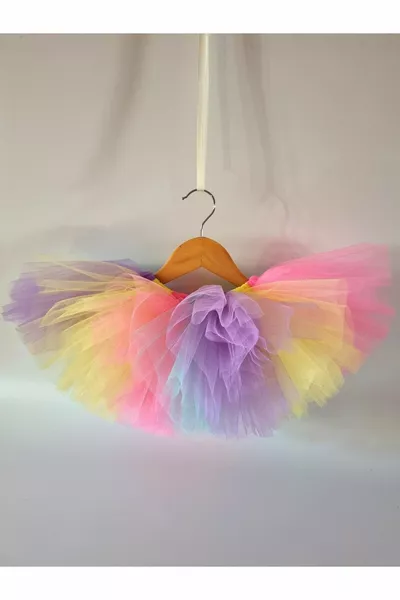 UNICORN COLORFUL TUTU SKIRT (Fluffy Imagination Tulle)