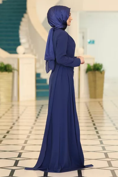Adel Hijab Abendkleid