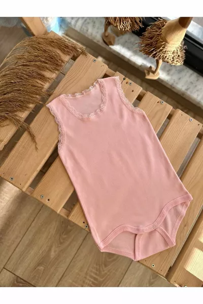 الأطفال دبابات أعلى صفر الأكمام الدانتيل المفاجئة السحابة