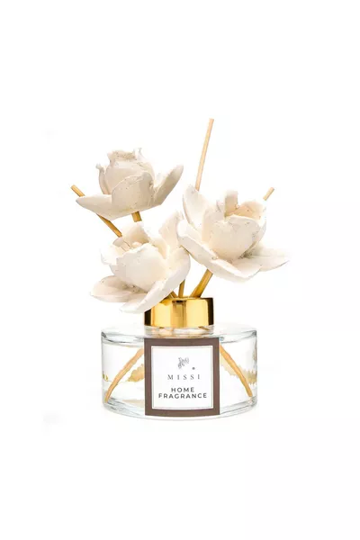 ml Ceramic Rose Stone Bamboo Stick White Jasmine Room Fragrance