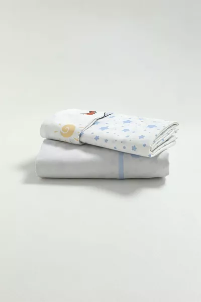 Kristal Sailing Ranforce Baby Duvet Cover Set - Blue