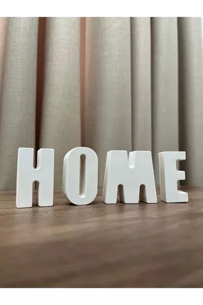 Текст „Home“, декоративен предмет за дома, фигурка „Home“