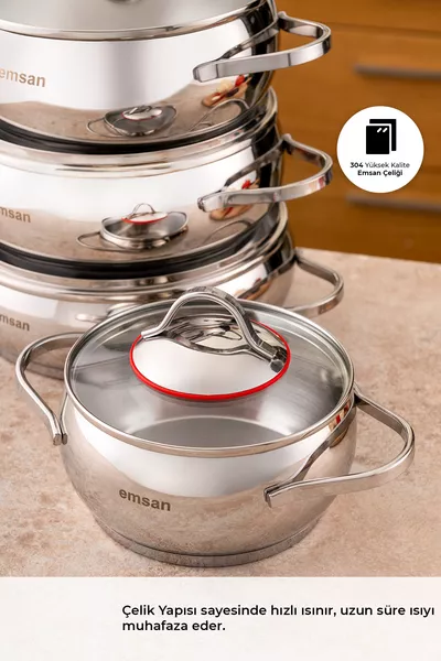 طقم قدور سيلان ٨ قطع