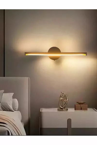 Zelfklevende cm Draadloze Plug & Play LED-batterijaansluiting Wandlamp Badkamer Schilderij Spiegel Zwart Batterij inbegrepen