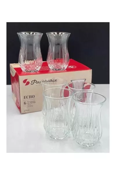 Verres à thé Echo 6 pcs  cc. D'origine. En boîte